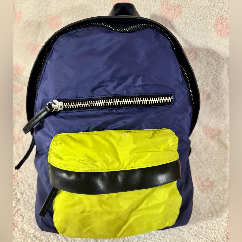 Topshop Color Block Backpack - Picture 2 of 6